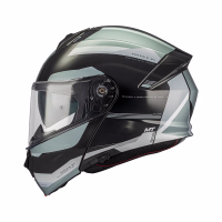 Шолом модуляр MT Genesis SV Raccoon B12 Gloss Black Grey