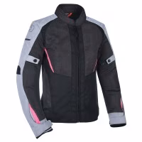 Текстильна жіноча мотокуртка Oxford Iota 1.0 Air Jacket Black Grey Pink