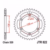 Зірка задня ведена JT JTR822 Suzuki DR250S DR350S SM610 TE610 Husqvarna Motorcycle