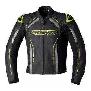 Шкіряна мотокуртка RST S1 Leather Jacket Men - Flo Yellow