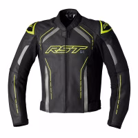 Шкіряна мотокуртка RST S1 Leather Jacket Men - Flo Yellow