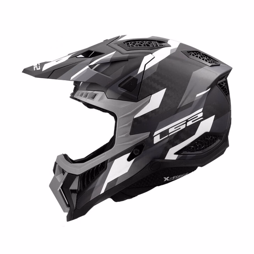 Шолом кросовий LS2 MX703 C X-FORCE Phantom Matt Black Grey