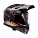 Шолом єндуро LS2 MX702 Pioneer 2 100TH Meridian Matt Black Light Grey Orange