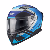 Шолом інтеграл MT Braker SV Inception B7 Matt Black White Blue