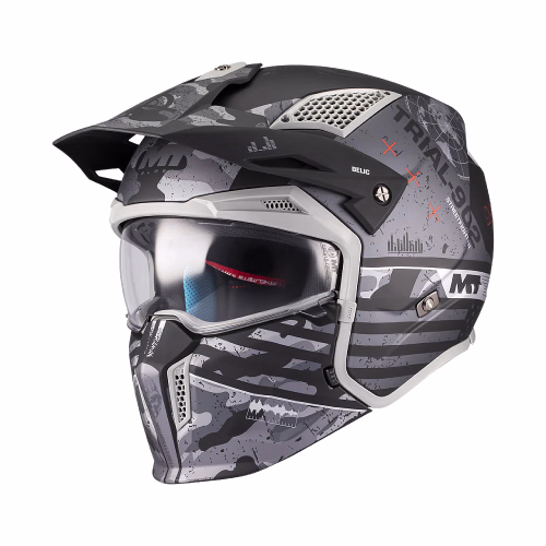 Шолом трансформер MT Streetfighter SV S Belic B2 Matt Black Grey