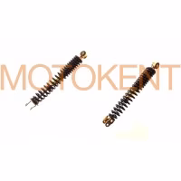 Амортизатори (пара) GY6, DIO ZX 310mm, стандартні (чорні) RUIKAI