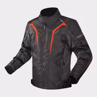 Текстильна мотокуртка LS2 Sepang Man Jacket Black Grey Red