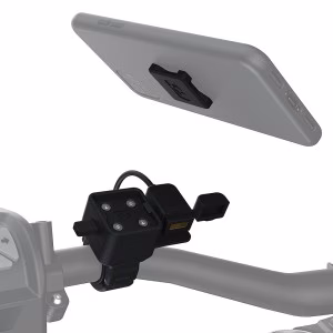 Тримач для смартфона на кермо із зарядкою Oxford CLIQR USB Handlebar Mount
