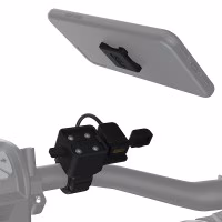 Тримач для смартфона на кермо із зарядкою Oxford CLIQR USB Handlebar Mount