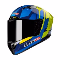Шолом інтеграл LS2 FF805 Thunder C Gas Blue Hi-Vis Yellow