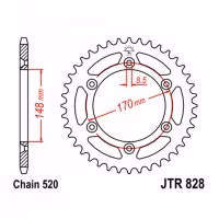 Зірка задня ведена JT JTR828 Suzuki DR650RSE SP600F DR600 RM250 Cagiva Motorcycle