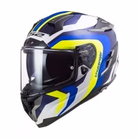 Шолом інтеграл LS2 FF327 CHALLENGER GALACTIC White H-V Yellow Blue