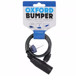 Велосипедний протиугінний трос Oxford Bumper cable lock 6mm x 600mm