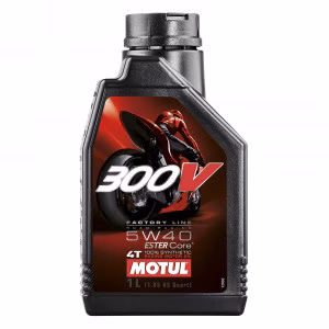 Мастило моторне 4Т Motul 300V Factory Line Road Racing 5W40 1L синтетика