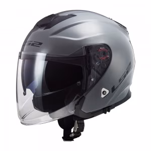 Шолом напівлицевик LS2 OF521 Infinity Solid Nardo Grey