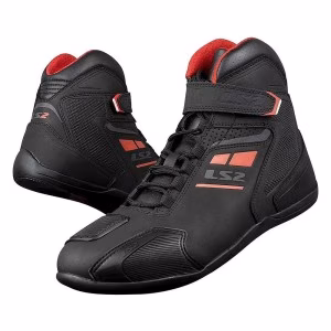 Моточеревики жіночі  LS2 Garra Lady Boots Black Red