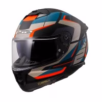 Шолом інтеграл LS2 FF808 Stream 2 Road Matt Black Blue