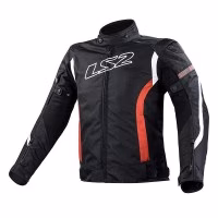 Текстильна мотокуртка LS2 GATE MAN JACKET BLACK RED