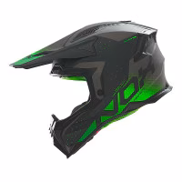 Шолом кросовий NOX N634 Gradiant Matt Black Fluo Green
