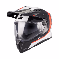 Шолом єндуро MT Track SV Nomad A15 Gloss White Black Red
