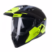 Шолом єндуро Kenny Extreme Gloss Black Grey Neon Yellow