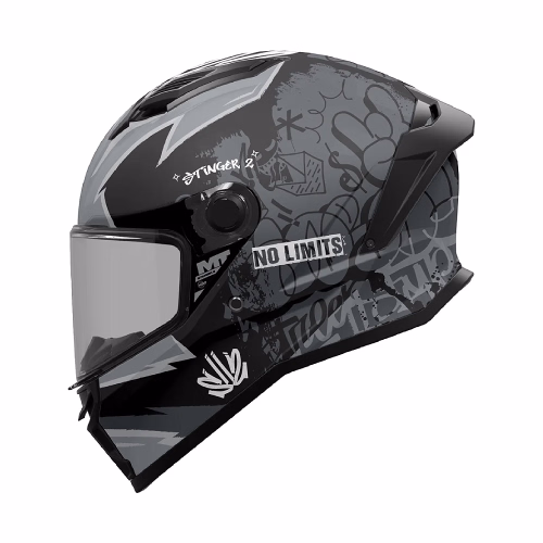 Шолом інтеграл MT Stinger 2 Tagger B2 Matt Black Grey
