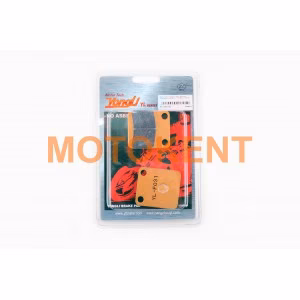 Колодки гальмівні (диск) Zongshen WIND/GY50-80 (жовті) YONGLI PRO