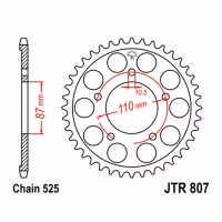 Зірка задня ведена JT JTR807 Suzuki GSX-R400 SV650 GSF400 Motorcycle