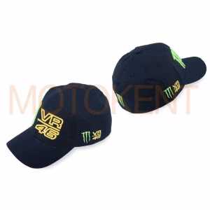 Бейсболка «46 VALENTINO ROSSI AND MONSTER ENERGY» (чорна)