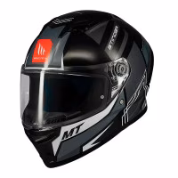 Шолом інтеграл MT Stinger 2 Tron B12 Gloss Black Grey
