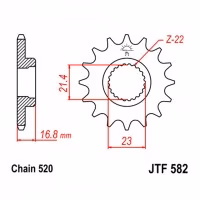 Зірка передня ведуча JT JTF582 Yamaha XJ600 Motorcycle