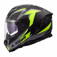 Шолом інтеграл LS2 FF818 Storm 3 Dynamo Matt Black H-V Yellow