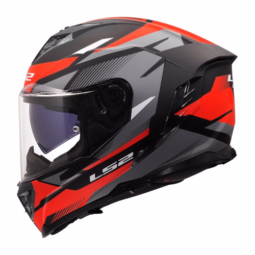 Шолом інтеграл LS2 FF818 Storm 3 Komai Matt Black Red
