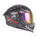 Шолом інтеграл EXKLUSIV Goliath Raptor Matt Black Red