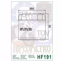 Фільтр масла HIFLO HF191 Peugeot Scooter Triumph Motorcycle