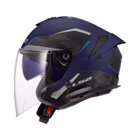 Шолом напівлицевик LS2 OF618 Verso 2 Air Matt Navy Blue