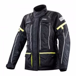 Жіноча мотокуртка LS2 NEVADA LADY JACKET BLACK HI-V YELLOW