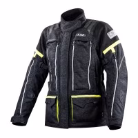 Жіноча мотокуртка LS2 NEVADA LADY JACKET BLACK HI-V YELLOW
