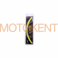 Наклейка на колесо 12 MONSTER ENERGY (жовта, світловідбивна) PLT