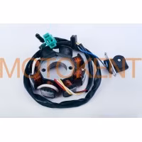 Статор генератора 4T GY6 50 (6+2 котушок, 4 контакти) ST