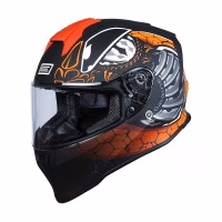 Шолом інтеграл Origine Dinamo Fighter Fluo Red Black Matt