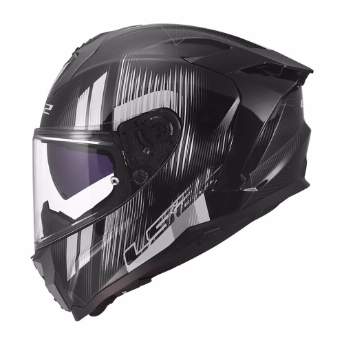 Шолом інтеграл LS2 FF817 Challenger 2 Nitro Gloss Black Grey