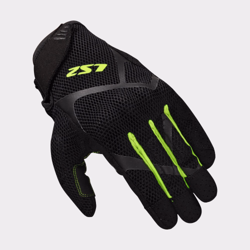 Моторукавички текстильні LS2 Ray 2 Man Gloves Black H-V Yellow