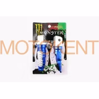 Підніжки пасажирські (mod:1, сині) MONSTER ENERGY