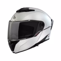 Шолом модуляр MT Atom 2 SV Solid Gloss White