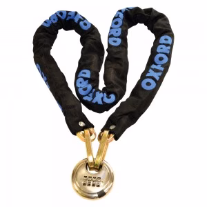 Замок із ланцюгом Oxford Discus Chain10 (10mmSQx1.5Mtr) LK101