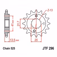 Зірка передня ведуча JT JTF296 Honda Motorcycle