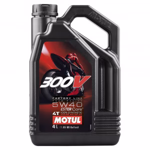 Мастило моторне 4Т Motul 300V Factory Line Road Racing 5W40 4L синтетика