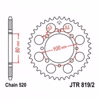 Зірка задня ведена JT JTR819/2 Suzuki GS250 Marauder GT250 TU250G TU250X Motorcycle