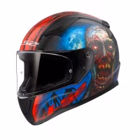 Шолом інтеграл LS2 FF353 Rapid 2 Zombie Black Red